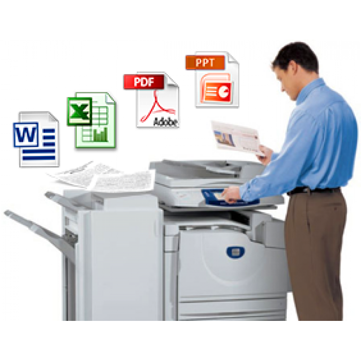 Печать документа на офисной бумаге (односторонняя печать) А3