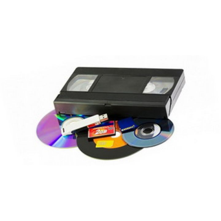 Оцифровка кассет от видеокамер (цена за 1 час)