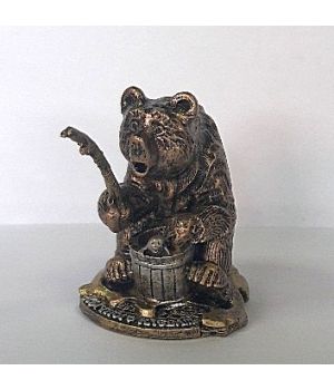 Сувенир «Медведь рыбак. Удачного клёва»